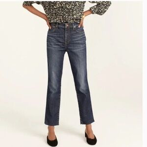 J. Crew Vintage High Rise Slim Straight Jeans